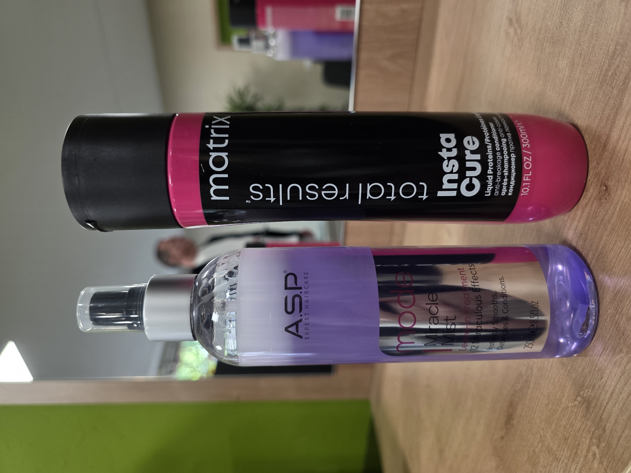 Matrix Insta Cure Shampoo und A.S.P Mode Miracle Mist
